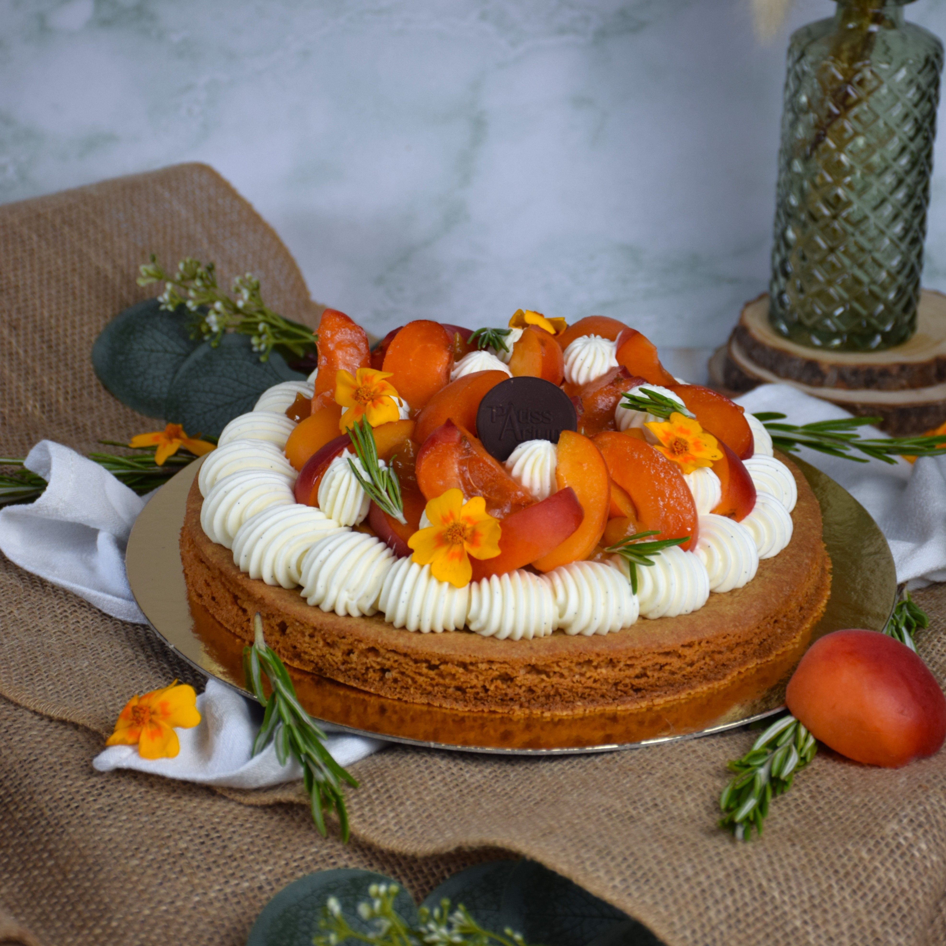 Tarte Abricots Romarin